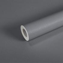 Papel Parede Cinza Escuro Casca Textura Adesivo Lavavel 5M