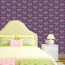 Papel Parede Losango Geométrico Colorido Horizontal Adesivo