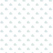 Papel Parede Lullaby Baleia Verde Claro 2232 Rolo: 10M X