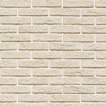 Papel Parede Pedra Tijolo Branco Areia Adesivo Lavavel Sala