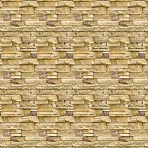 Papel Parede Pedra Tijolos Canjiquinha Amarelo Autocolante