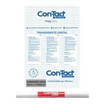 Papel Parede Protetor Transparente Contact Envelopamento Janela Porta Móveis Geladeira 45cmx10m - Plasticover