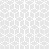 Papel Parede Quadriculado Geometrico Classico Branco 0.5X3M
