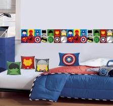 Papel Parede The Avengers Faixa Border Adesivo Marvel