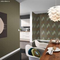 Papel Parede Urban Chic Folhas Coloridas 656740 - Rolo: 10m x 0,53m