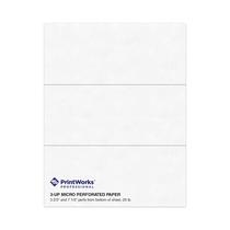 Papel perfurado PrintWorks Professional, 3 partes, A4, 24 lb, 500 folhas Papel perfurado PrintWorks Professional, 3 partes, A4, 24 lb, 500 folhas