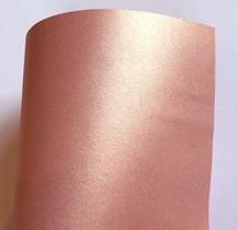 Papel Perolizado Color Rose Gold 180g A4