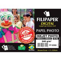 Papel Photo 10x15cm 240g com 10 Folhas 02580 - Filiperson