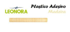 Papel Plastico Adesivo Rolo 45cm x 10m 79059 Madeira