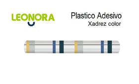 Papel Plastico adesivo Rolo 79185 45cm x 10m Xadrez Color