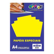 Papel Plus Amarelo A4 180g/M² 20 Folhas - Off Paper
