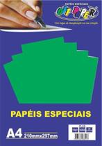 Papel Plus Colorido A4 - Off Paper Verde 20 Folhas - 120g
