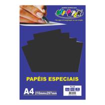 Papel Plus Preto A4 180g/M² 20 Folhas - Off Paper