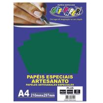 Papel Plus Verde Lumi 180g A4 20 Fls
