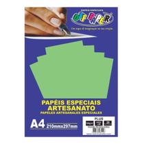 Papel Plus Verde Lumi 180g A4 20 Fls - Off Paper