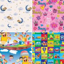 Papel Presente 50X60CM Couche Fantasia Infantil I 4MOD.(S) PCT.C/40