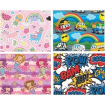 Papel Presente 50X60CM Couche Linha Diamante Infantil II 4MD PCT.C/40 Papel Presente 50X60CM Couche Linha Diamante Infantil II 4MD PCT.C/40