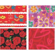 Papel Presente 60X96CM Couche Linha Diamante Feminino 4MOD. PCT.C/40 Papel Presente 60X96CM Couche Linha Diamante Feminino 4MOD. PCT.C/40