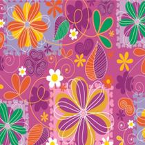 Papel Presente Bobina Couche 60CM.MOD.191 Flores e Cores