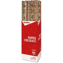 Papel Presente Natal KRAFT Noelito 6MODELO 70X100CM