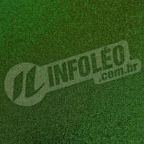 Papel Puro Glitter 30x30cm Verde Bandeira Kraftopia