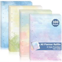 Papel Refil OKWUYiK A5 300 Folhas 100 g/m² 6 Furos