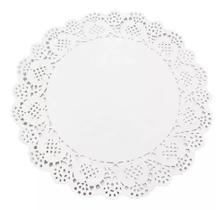 Papel Rendado Doilies 29cm - Pacote com 20 Unidades - Branco
