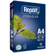 Papel Report Premium A4 500 Folhas Gramatura 75 210mmx297mm Embalagem com 10 Unidades