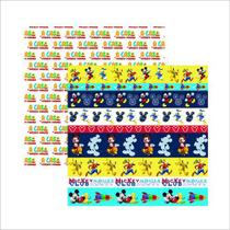 Papel Scrap Festa Disney A Casa Do Mickey 2 Faixas Sdfd105 - Toke E Crie