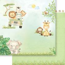 Papel Scrapbook Dupla Face Meu Safari Sd-1299 30,5x30,5cm Litoarte
