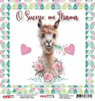 Papel Scrapbook Opacard Lhama 2 15x15 2759 Opa Papel Scrapbook Opacard Lhama 2 15x15 2759 Opa