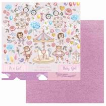 Papel Scrapbook Opadecor Parque Encantado 3 Kit 5 Un. 30,5X30,5 3253 Opa