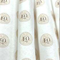 Papel Seda Personalizado 25x60 - 100 Folhas fundo branco Papel Seda Personalizado 25x60 - 100 Folhas fundo branco
