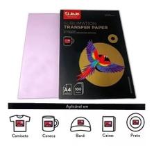 Papel Sublimacao Transfer Jojo A4 Verso Rosa 100 Folhas