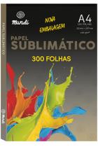 Papel Sublimático A4 Mundi/Globinho 100g Premium 300 Folhas