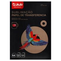 Papel Sublimatico JoJo 100g A4 Fundo Rosa 200 Folhas, Excelente Resultado e Cores Vivas