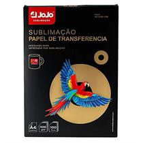 Papel Sublimático JOJO A4 Fundo Rosa 100 Folhas Sublimação 100g