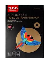 Papel Sublimático Resinado JOJO A3 100g fundo rosa - 100 folhas Papel Sublimático Resinado JOJO A3 100g fundo rosa - 100 folhas