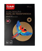 Papel Sublimático Resinado JOJO A3 100g fundo rosa - 1000 folhas Papel Sublimático Resinado JOJO A3 100g fundo rosa - 1000 folhas