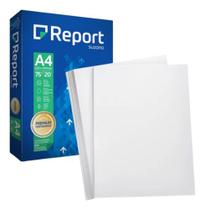 Papel Sulfite 500 Folhas Report Premium A4 75g Branco Alta Qualidade Superior a Chamex, Copimax, Go Office...