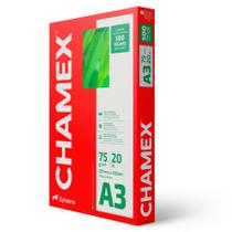 Papel sulfite A3 75g 297x420 com 500 folhas - Chamex