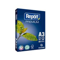 Papel Sulfite A3 Branco 75G 500 Folhas Premium Report