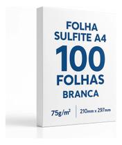 Papel Sulfite A4 100 Fls Brancas Ideal Escritório E Estudo Papel Sulfite A4 100 Fls Brancas Ideal Escritório E Estudo