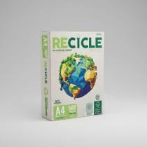 Papel Sulfite A4 100% Reciclado 75G 500 Folhas Off White/Beg Papel Sulfite A4 100% Reciclado 75G 500 Folhas Off White/Beg