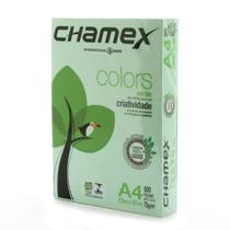 Papel sulfite a4 500fls colors verde - chamex Papel sulfite a4 500fls colors verde - chamex