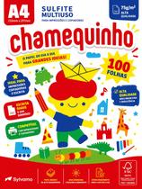 Papel Sulfite A4 75g Chamequinho Cor Branco pacote com 100 folhas cada