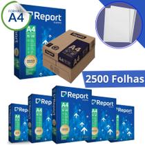 Papel Sulfite A4 75g Premium Report Caixa Com 2500 Folhas