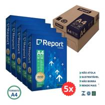 Papel Sulfite A4 75g Premium Report Suzano 2.500 Folhas