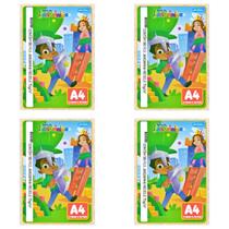 Papel Sulfite A4 75g Reciclado Jandaia kit com 400 folhas