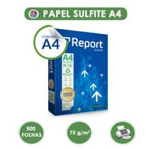 Papel Sulfite A4 75g Resma 500 Folhas Report Impressão